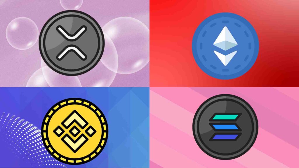 collage of the Top 10 Altcoins
