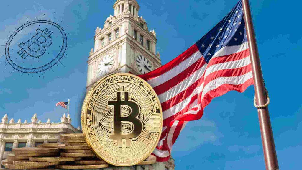 Bitcoin and US image