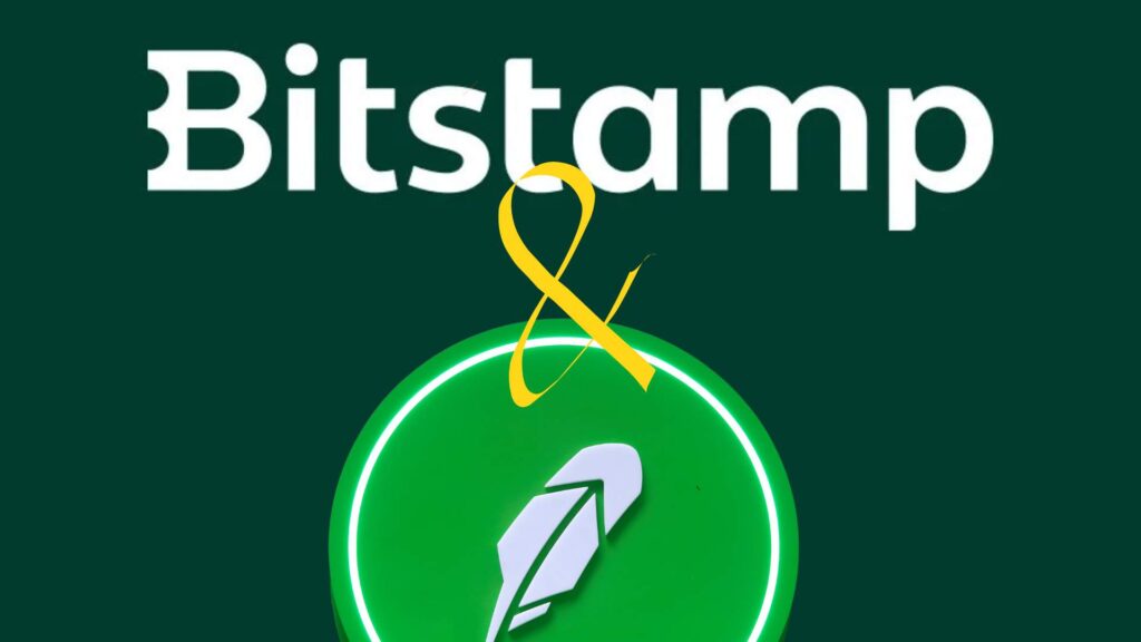 image of bitstamp and Robinhood