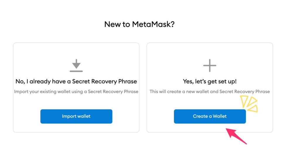 Create Your Wallet metamask